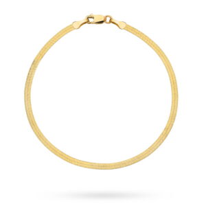 Bransoletka złota taśma wąska