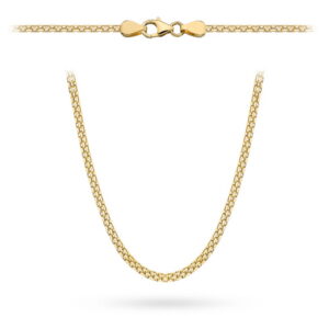 Łańcuch złoty bismarck 50cm - 3mm