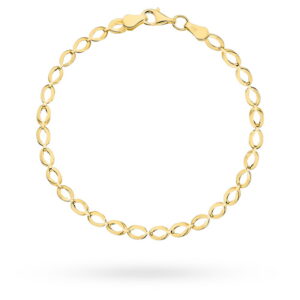 Bransoletka złota elipsy