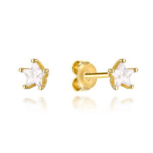 Kolczyki złote gwiazdki