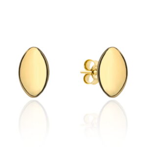 Kolczyki złote elipsy