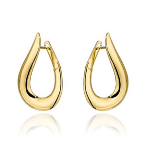 Kolczyki złote elegancka łezka