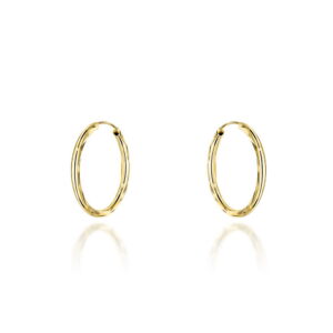 Kolczyki koła diamentowane super lekkie 1,8cm