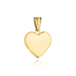 Zawieszka złota gładkie serduszko małe