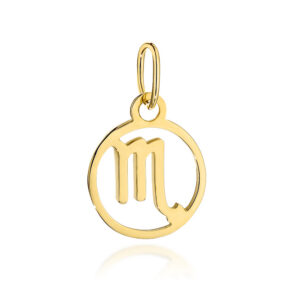 Zawieszka złota znak zodiaku SKORPION