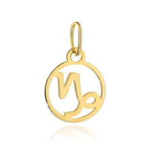 Zawieszka złota znak zodiaku KOZIOROŻEC