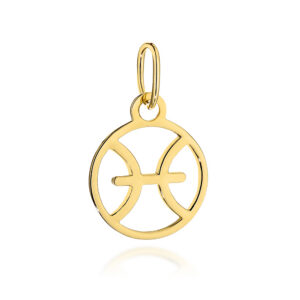 Zawieszka złota znak zodiaku RYBY pr. 333
