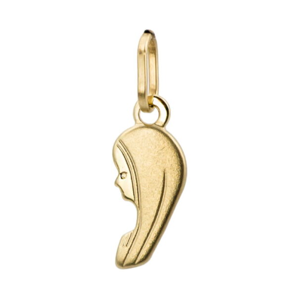 Medalik złoty Madonna w lewo zawieszka