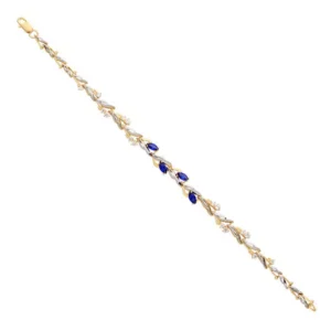 Złota bransoletka tworzona na zamówienie w wybranym kolorze i próbie.