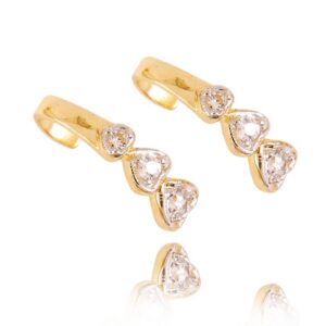 Uniwersalne kolczyki złote o eleganckim wykończeniu.