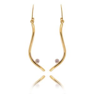 Subtelne kolczyki stworzone z myślą o komforcie noszenia.