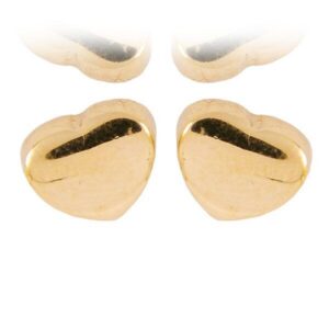 Eleganckie kolczyki ze złota z subtelnym blaskiem kamieni.