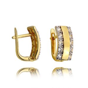 Delikatne kolczyki idealne do codziennej i wieczorowej stylizacji.