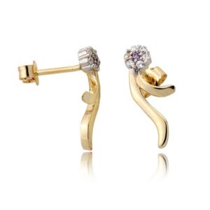 Subtelne kolczyki stworzone z myślą o komforcie noszenia.