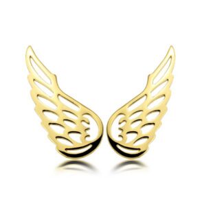 Stylowe kolczyki wykonane z wysokiej jakości złota.