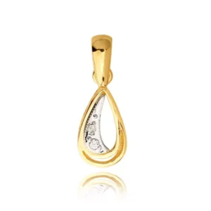 Personalizowany wisiorek ze złota.