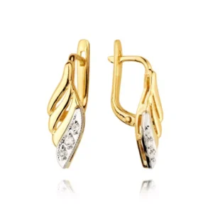 Delikatne kolczyki idealne do codziennej i wieczorowej stylizacji.