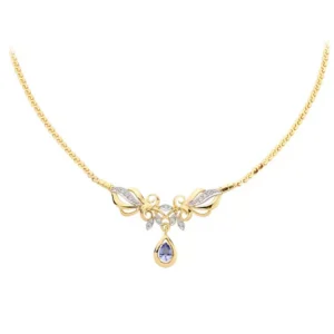 Klasyczny złoty naszyjnik w próbie 0,333 lub 0,585.