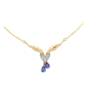 Personalizowany naszyjnik ze złota dostępny w trzech kolorach.