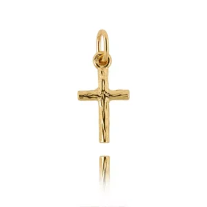 Złoty krzyżyk w klasycznej formie.