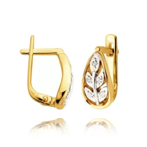 Delikatne kolczyki idealne do codziennej i wieczorowej stylizacji.