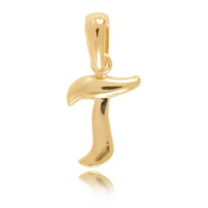 Literka ze złota jako osobisty symbol.