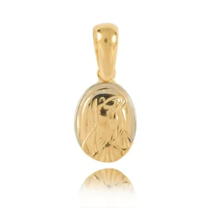 Personalizowany krzyżyk w złocie.