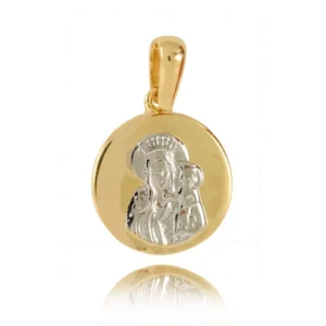 Złoty krzyżyk w eleganckiej odsłonie.