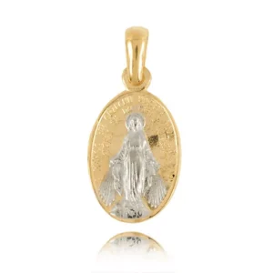 Subtelny krzyżyk ze złota na zamówienie.