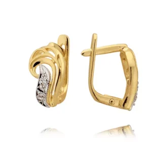 Delikatne kolczyki idealne do codziennej i wieczorowej stylizacji.