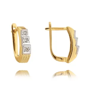 Delikatne kolczyki idealne do codziennej i wieczorowej stylizacji.