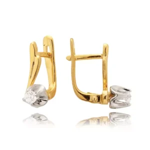 Delikatne kolczyki idealne do codziennej i wieczorowej stylizacji.