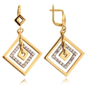 Delikatne kolczyki idealne do codziennej i wieczorowej stylizacji.