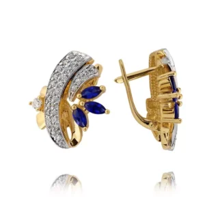 Delikatne kolczyki idealne do codziennej i wieczorowej stylizacji.