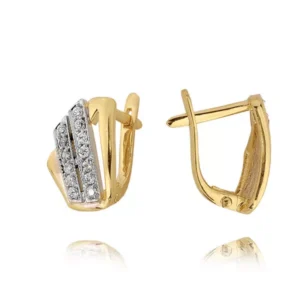 Delikatne kolczyki idealne do codziennej i wieczorowej stylizacji.