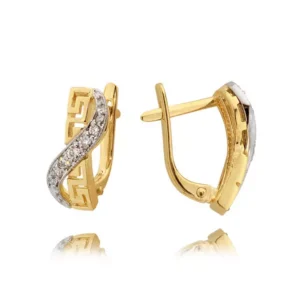 Delikatne kolczyki idealne do codziennej i wieczorowej stylizacji.