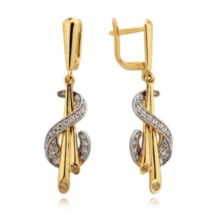 Delikatne kolczyki idealne do codziennej i wieczorowej stylizacji.