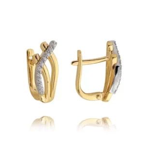 Delikatne kolczyki idealne do codziennej i wieczorowej stylizacji.