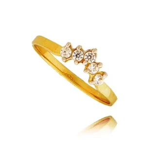 Ponadczasowy pierścionek o luksusowym wyglądzie.