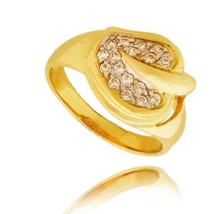 Ponadczasowy pierścionek o luksusowym wyglądzie.