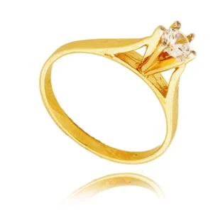 Złoty pierścionek stworzony z myślą o codziennym komforcie.