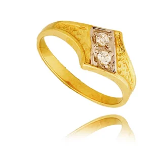 Ponadczasowy pierścionek o luksusowym wyglądzie.