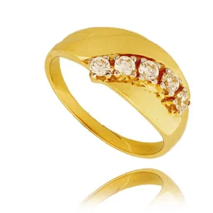 Ponadczasowy pierścionek o luksusowym wyglądzie.