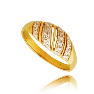 Klasyczny pierścionek idealny na każdą okazję.