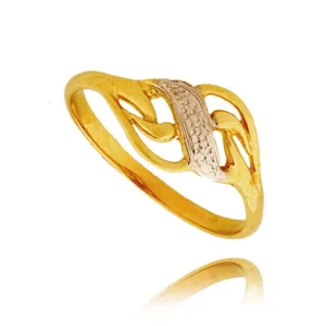 Złoty pierścionek stworzony z myślą o codziennym komforcie.