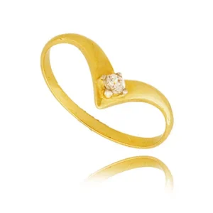 Klasyczny pierścionek idealny na każdą okazję.