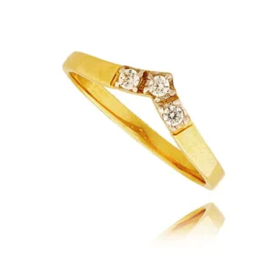 Ponadczasowy pierścionek o luksusowym wyglądzie.