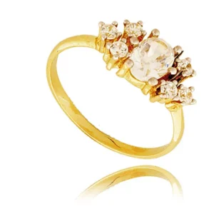 Złoty pierścionek stworzony z myślą o codziennym komforcie.