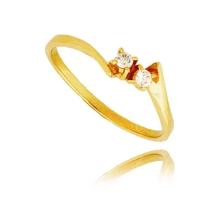 Stylowy pierścionek o eleganckiej i kobiecej formie.