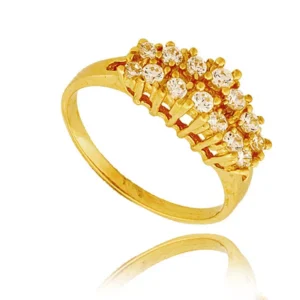 Ponadczasowy pierścionek o luksusowym wyglądzie.